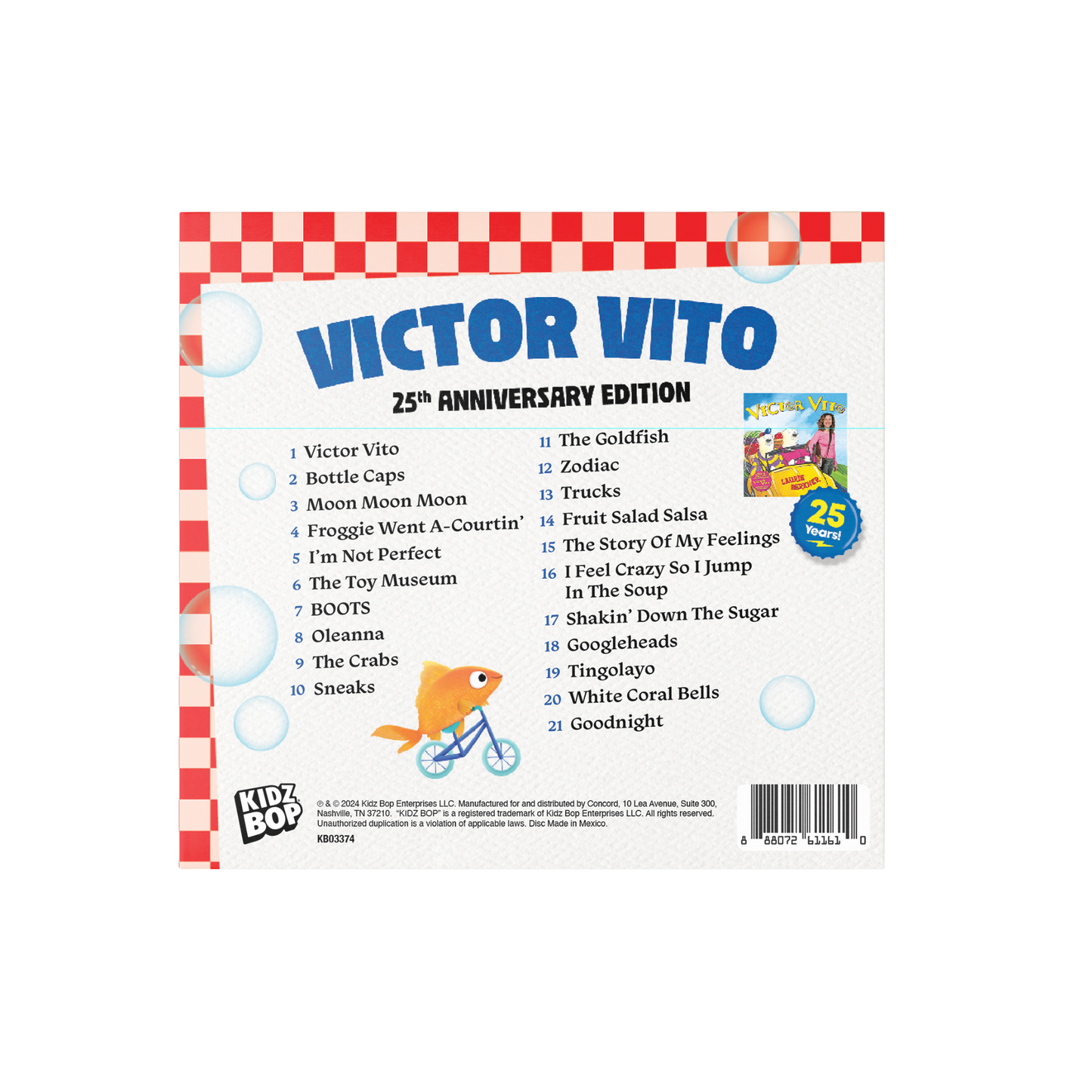 Victor Vito 25th Anniversary CD