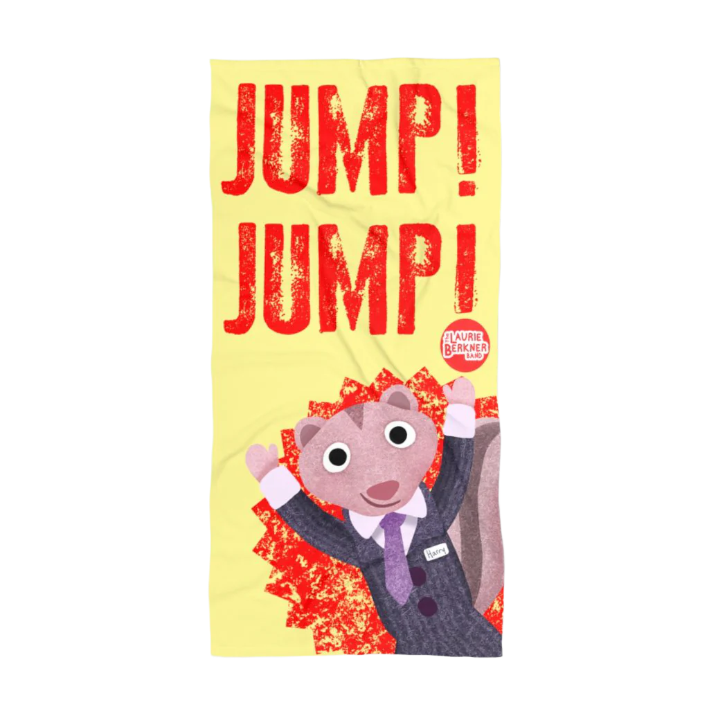 Jump! Jump! Chipmunk Beach Towel