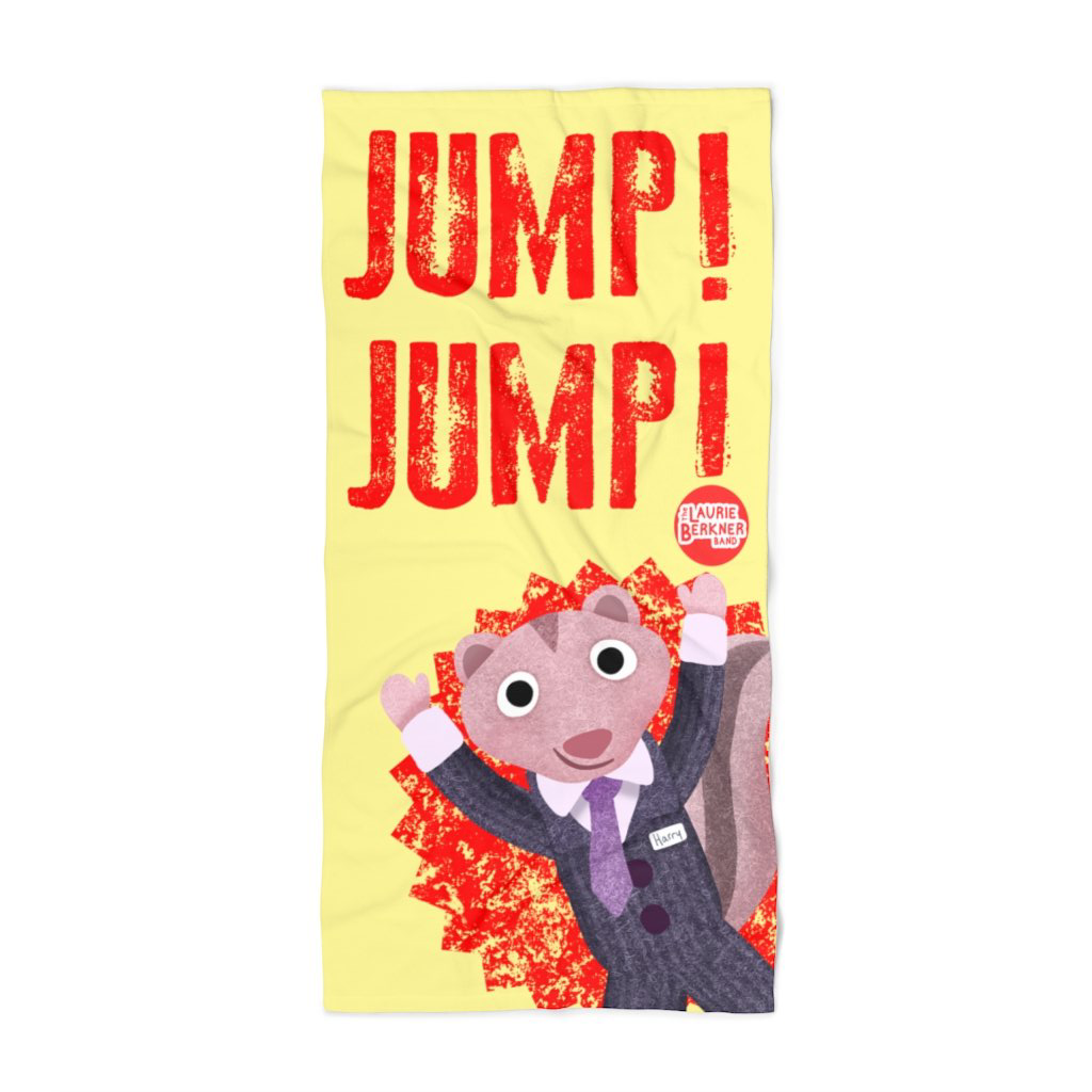Jump! Jump! Chipmunk Beach Towel