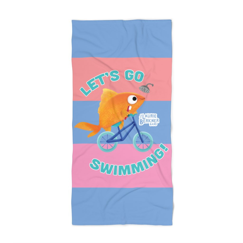 Let's Go Swimming Beach Towel