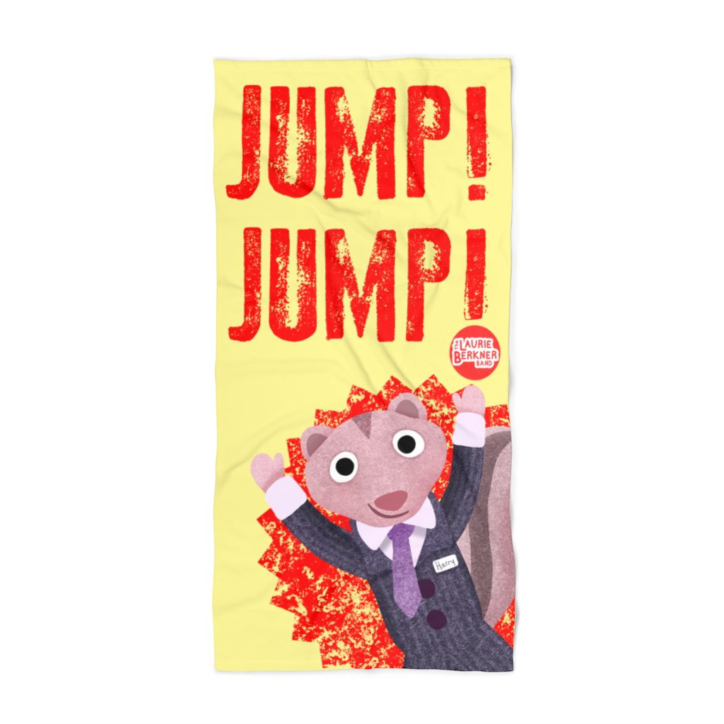 Jump! Jump! Chipmunk Beach Towel