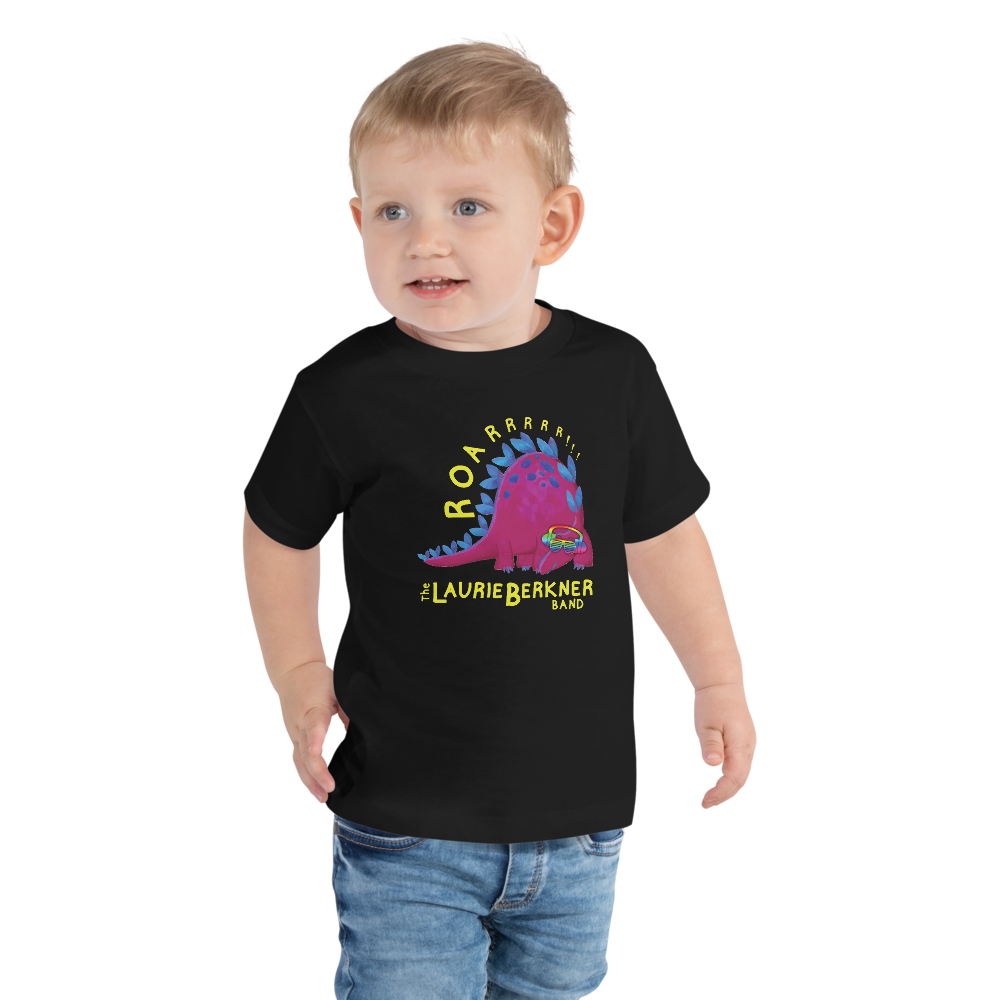 Dino Roar Toddler T-Shirt (Black)