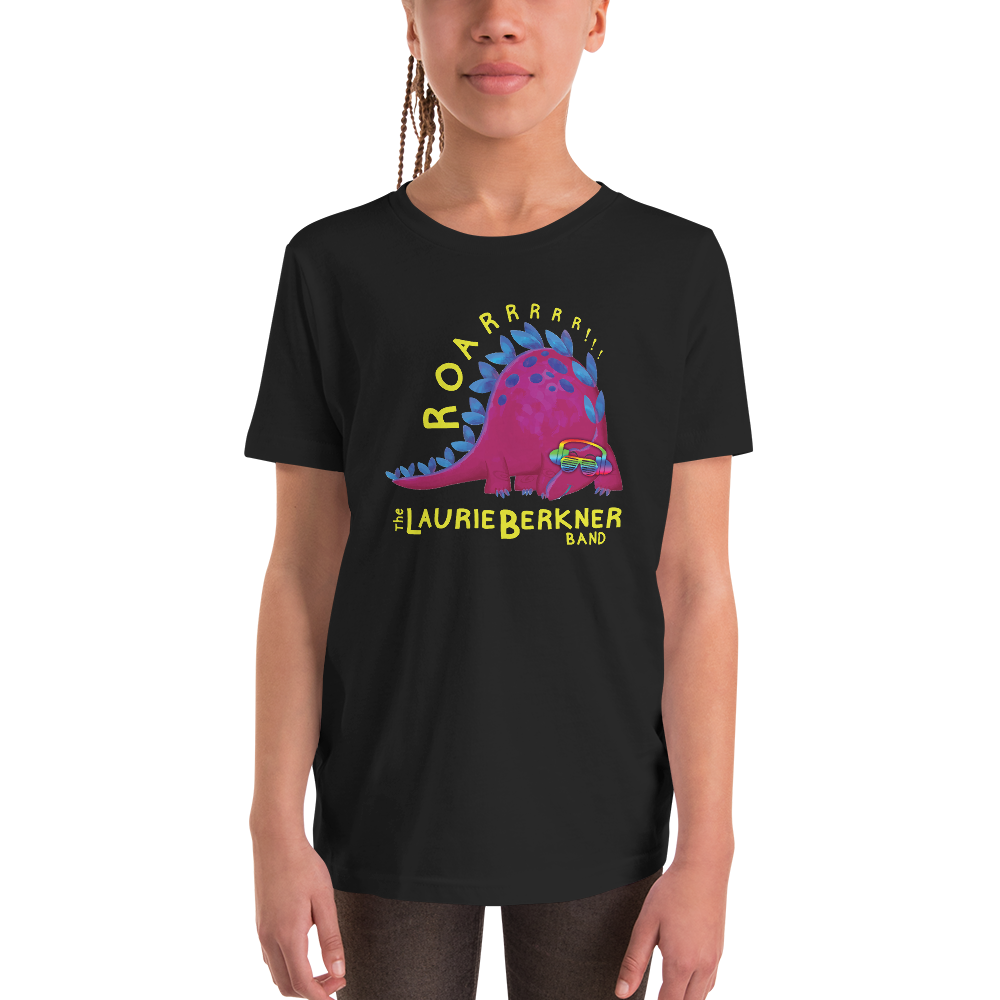 Dino Roar Youth T-Shirt (Black)
