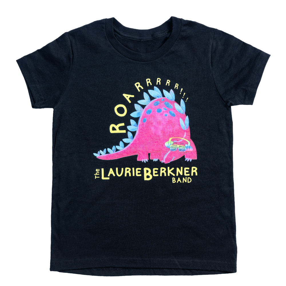 Dino Roar Youth T-Shirt (Black)