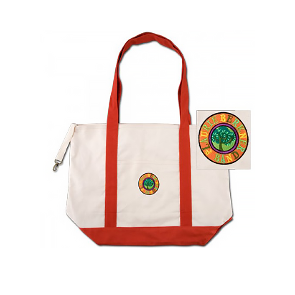 Band Logo Natural/Orange - Tote Bag