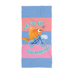 Load image into Gallery viewer, Let&#39;s Go Swimming Beach Towel
