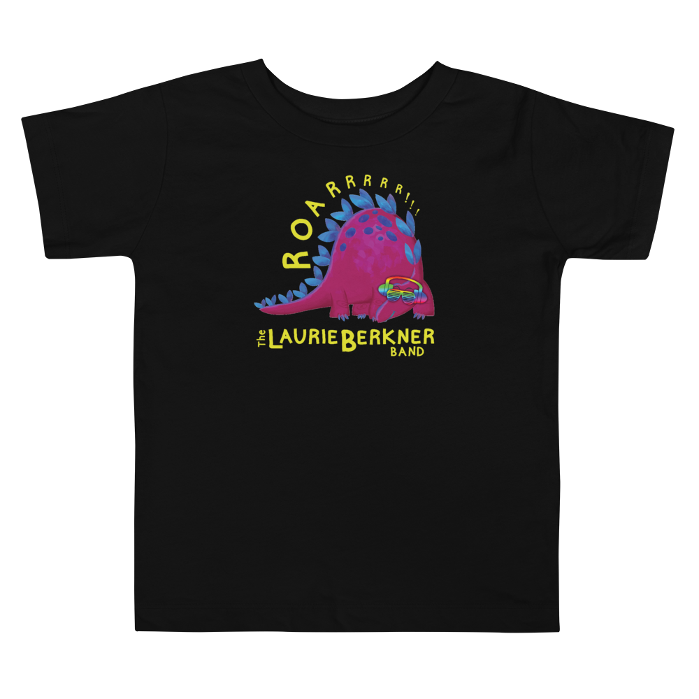 Dino Roar Toddler T-Shirt (Black)