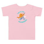 Load image into Gallery viewer, Let&#39;s Go Swimming Toddler T-Shirt
